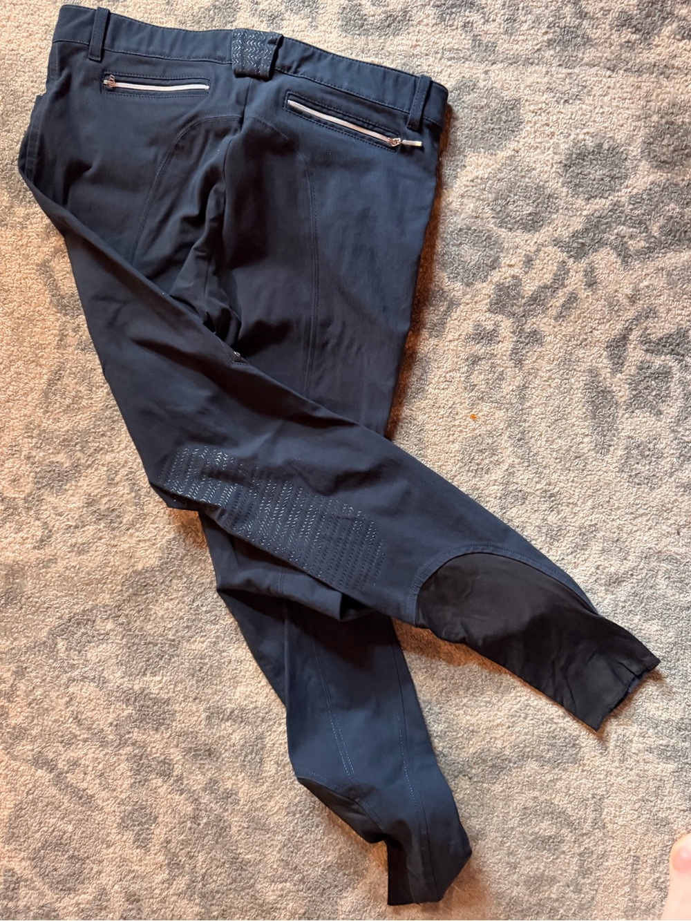 Equiline Luxe EQ Navy Riding Breeches - Picture 4 of 5